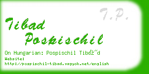 tibad pospischil business card